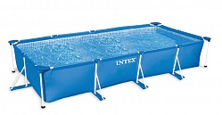 Бассейн каркасный прямоугольный, размер 450 х 220 х 84 см. (Intex, с28273) - миниатюра